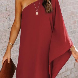 Cornelia™ | Mini-Robe One-Shoulder Stylée