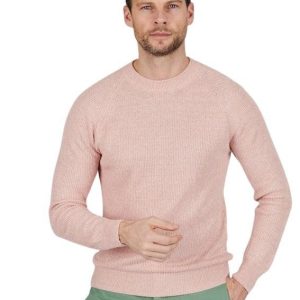 Gran Sasso Hommes pull-over col rond hommes framboise