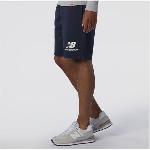 New Balance Essentials MS03558-ECL Stacked Logo Short