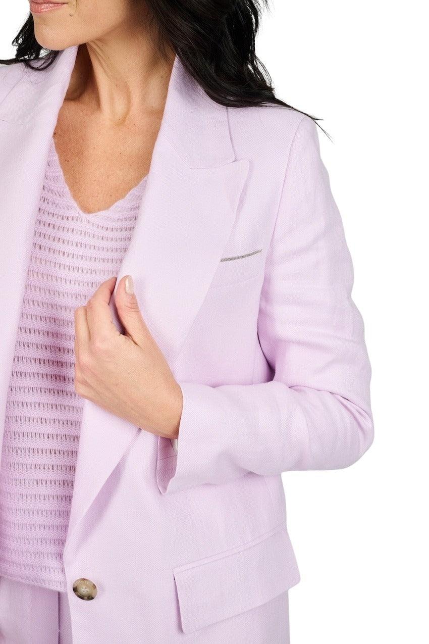 Cardigan Peserico dames lilas – Image 3