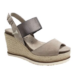 SANDALES COMPENSEES TAUPE CARMELA 66718
