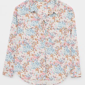 CHEMISE LONGUE FLORAL PRINT WHITE STUFF