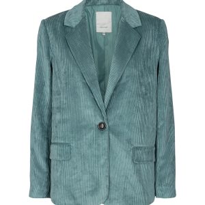 BLAZER  VELOURS TURQUOISE SOYACONCEPT
